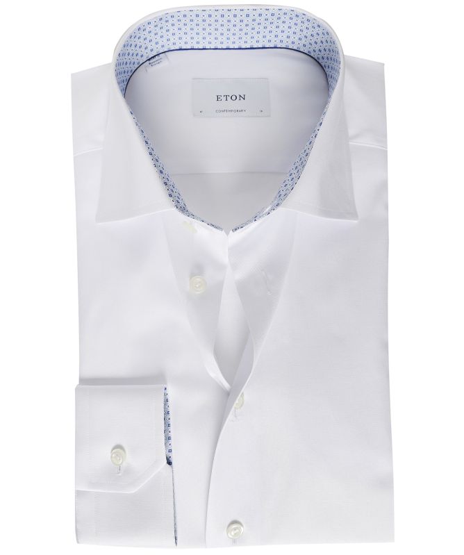 Contemporary Fit Geo Trim Shirt