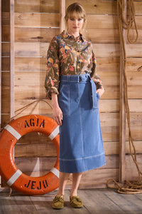 Coolidge Skirt Indigo