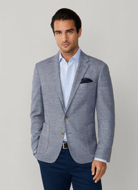 Cot-Lin Textured Jersey Blazer