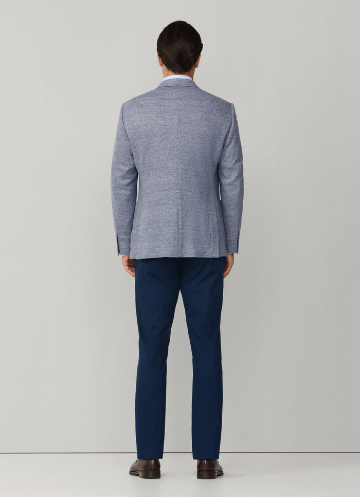 Cot-Lin Textured Jersey Blazer