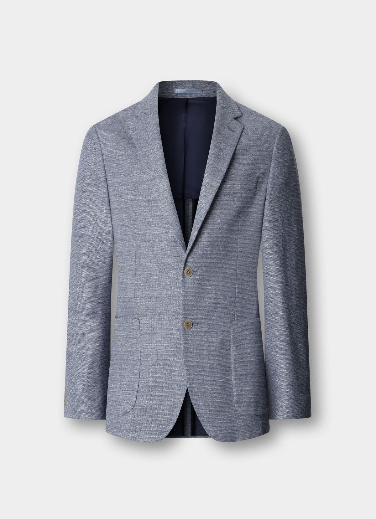 Cot-Lin Textured Jersey Blazer
