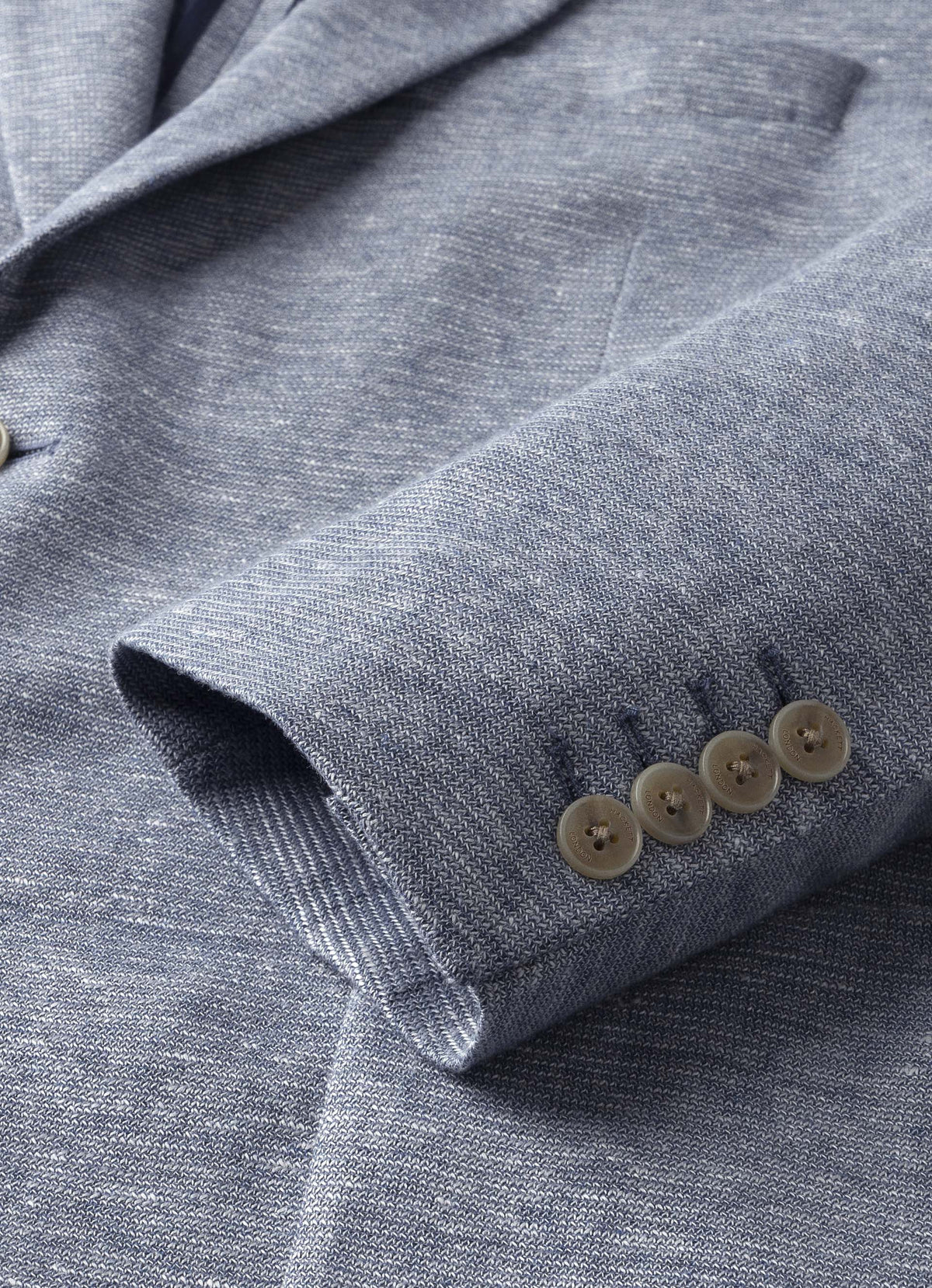 Cot-Lin Textured Jersey Blazer