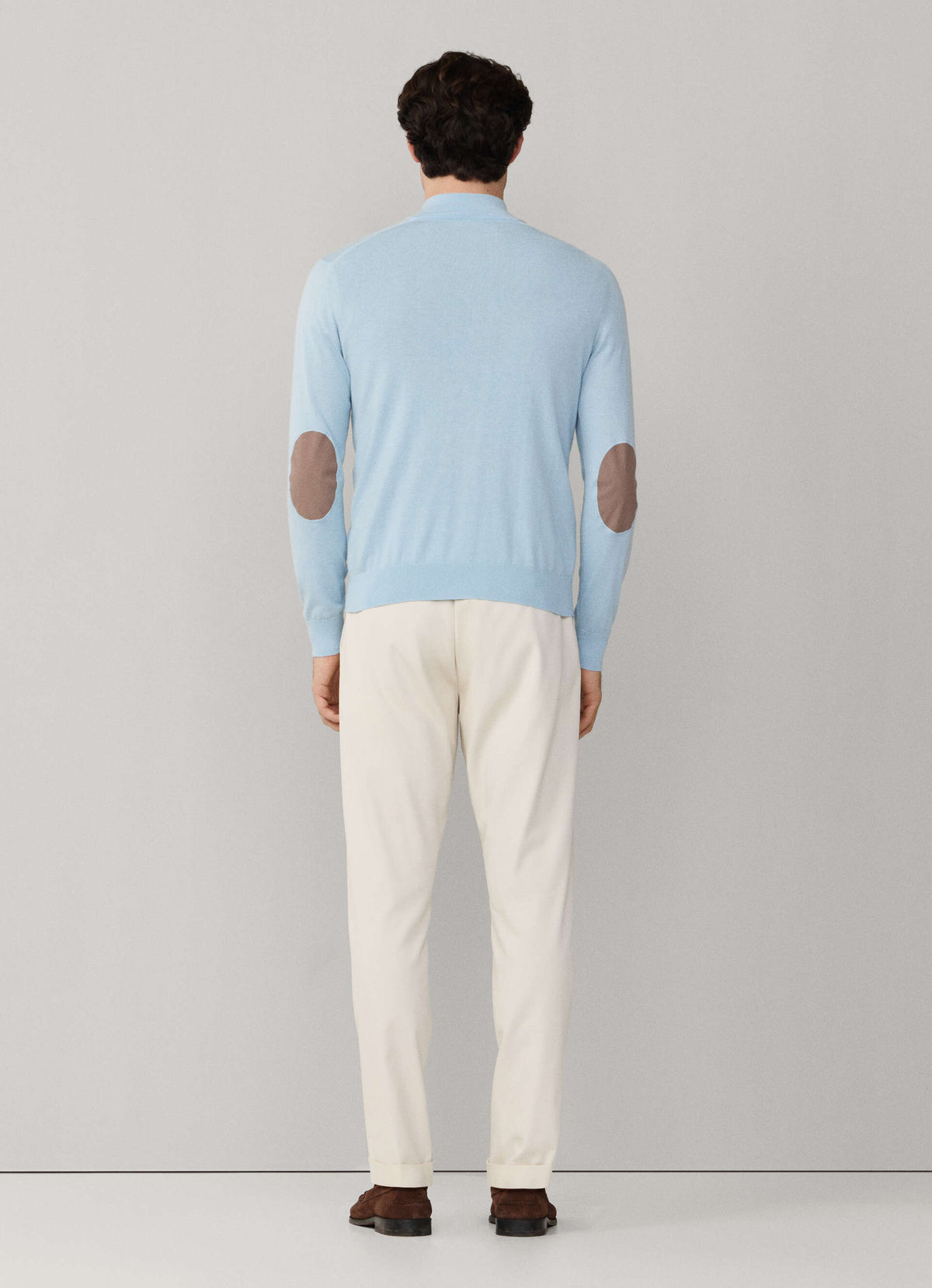 Cotton Cashmere Quarter Zip