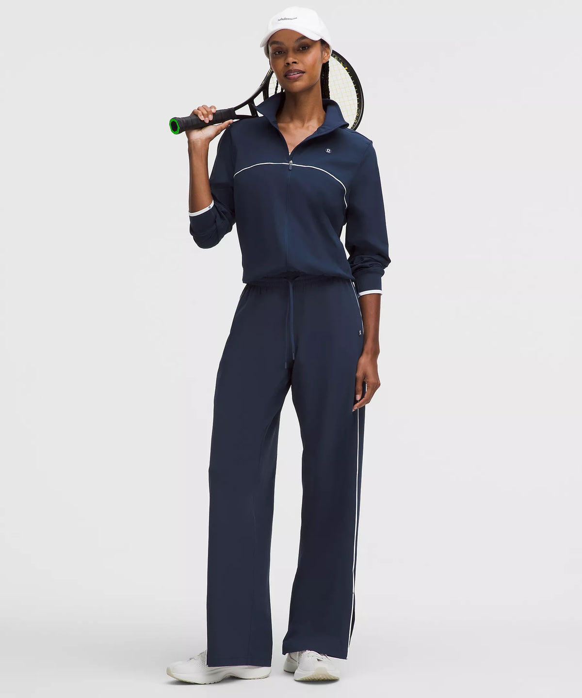 Court Rival Wide-Leg Track Pant Regular Stitched Logo