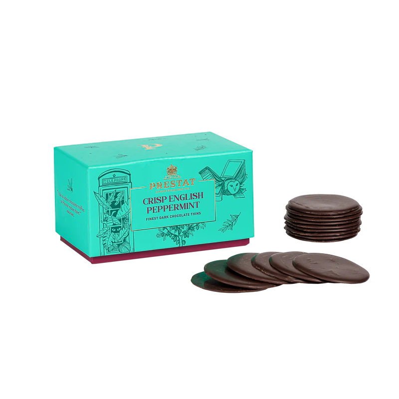 Crisp English Peppermint Dark Choc. Thins 200g