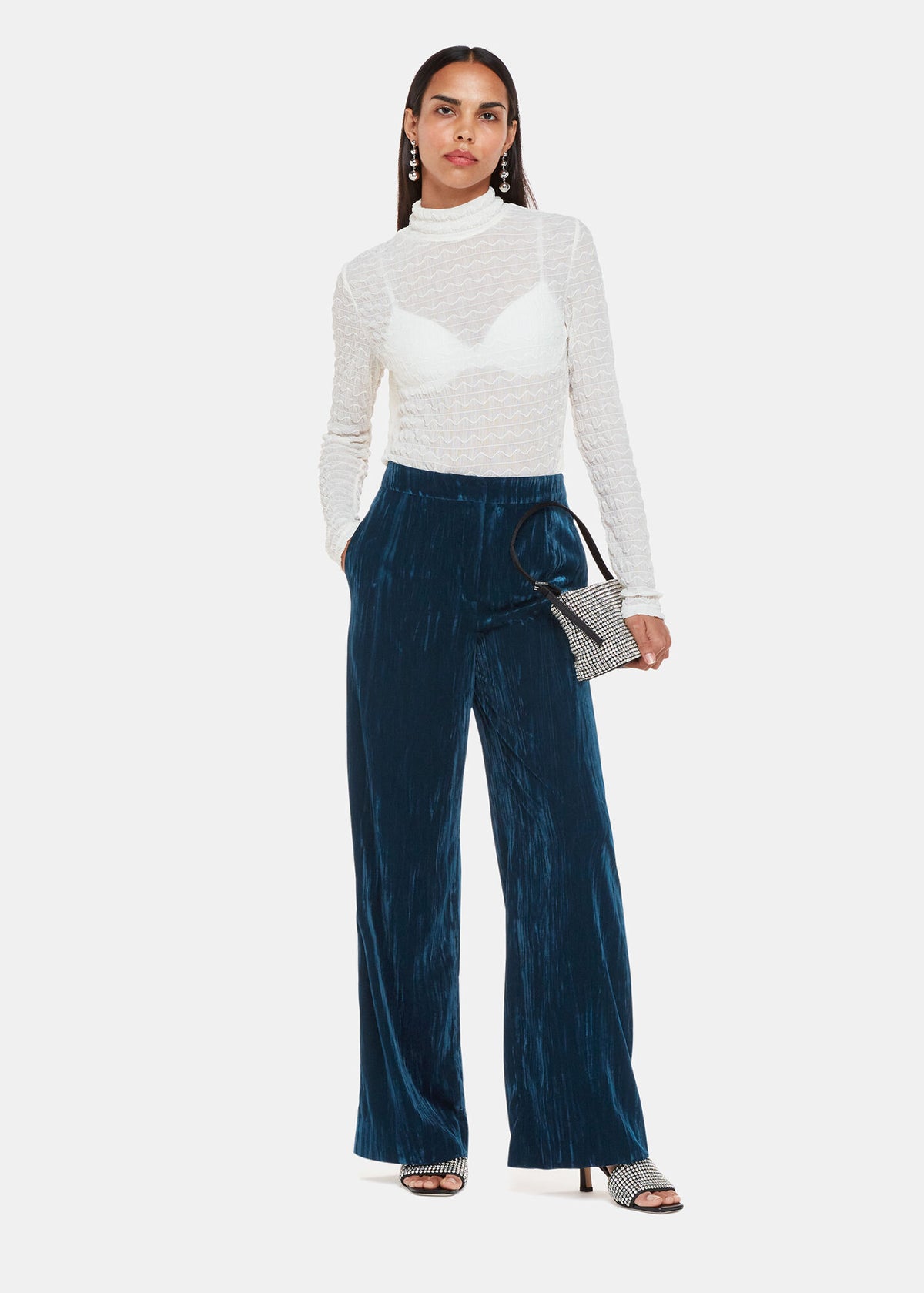 Crushed Velvet Trousers