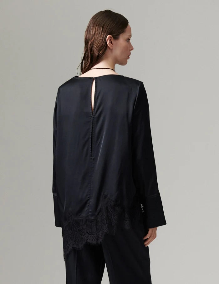 Lila Fluid Viscose Blouse