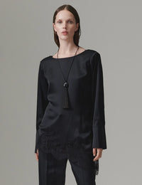 Lila Fluid Viscose Blouse