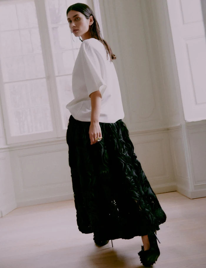 Maylee Ruffled Lacy Skirt
