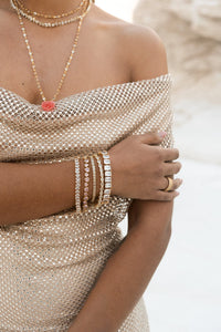 Deco Mirror Tennis Bracelet