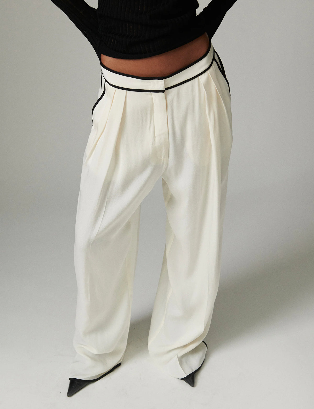Enza Matte Crepe Pants