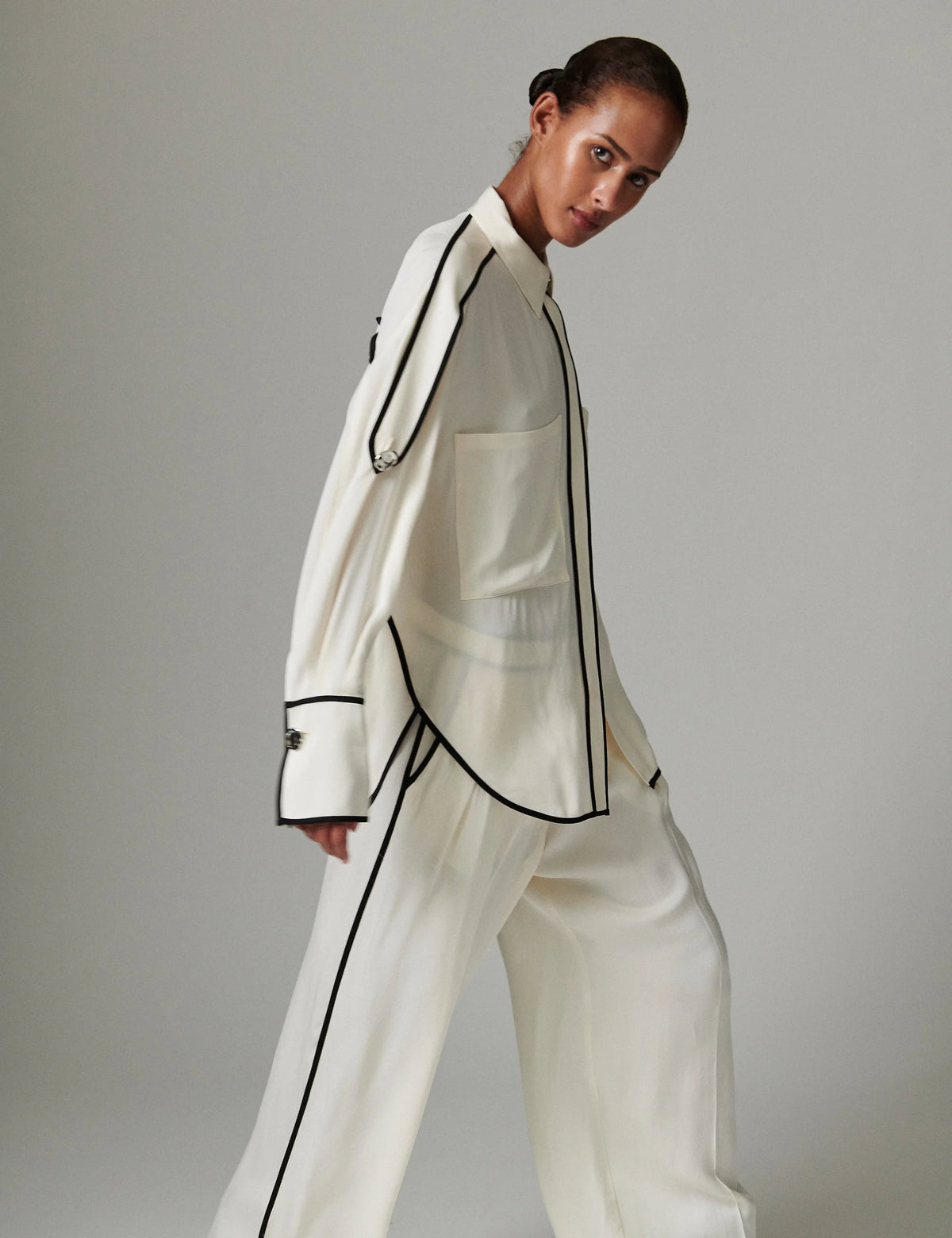 Enza Matte Crepe Pants