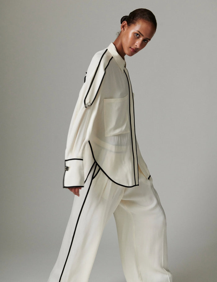 Enza Matte Crepe Pants