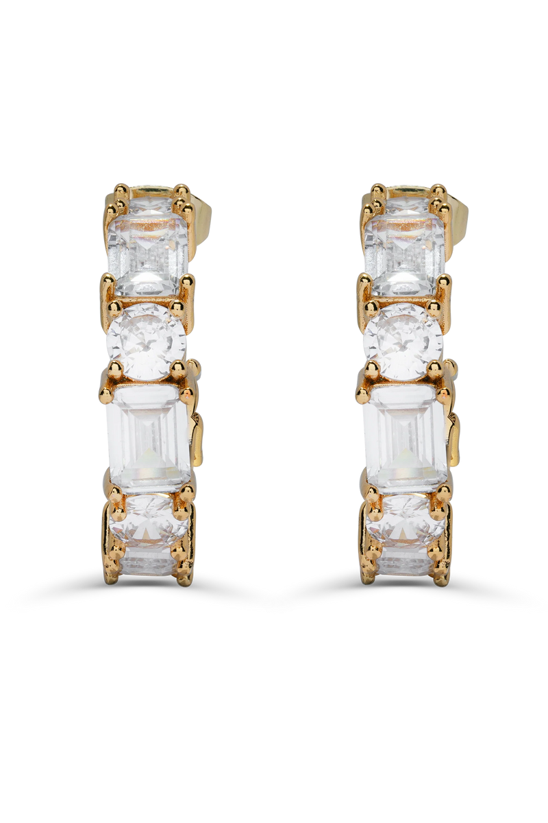 Eternity Hoops - Gold