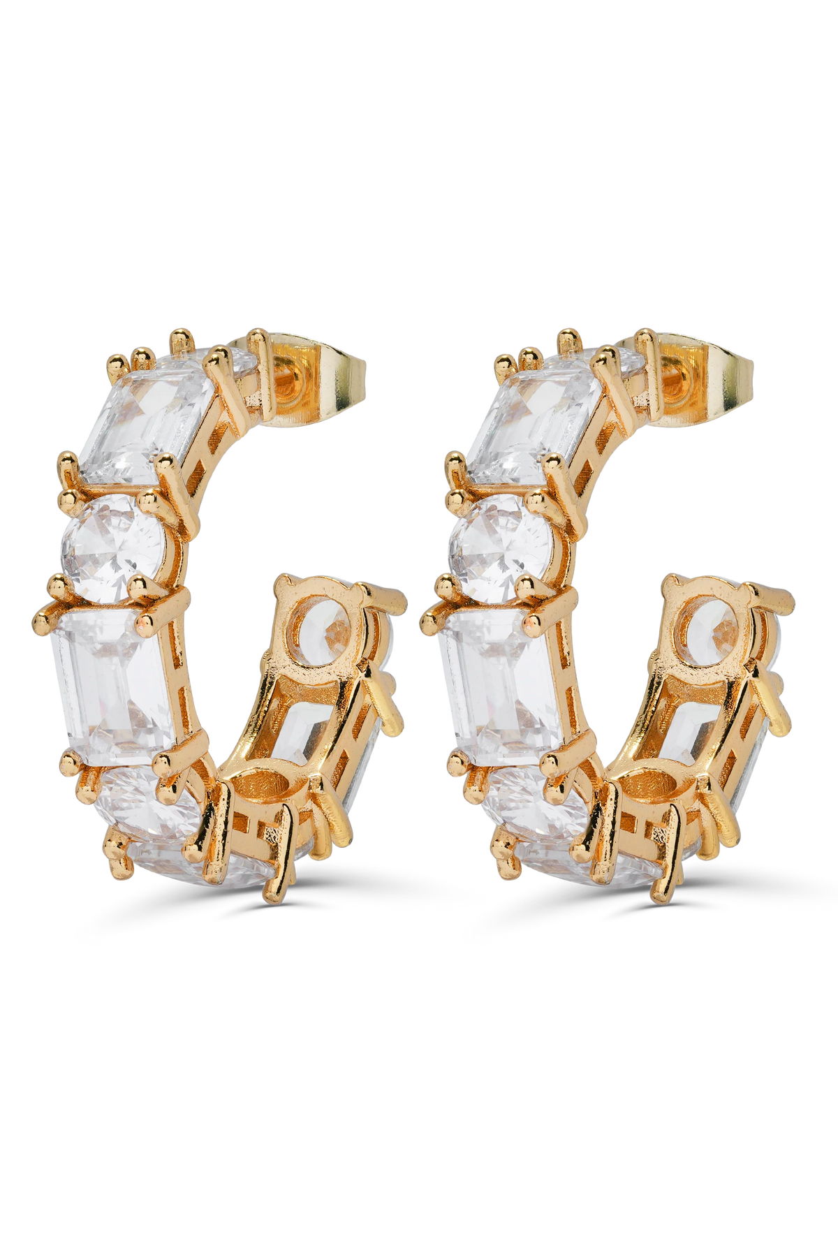 Eternity Hoops - Gold