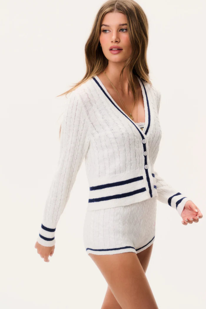 Evabella Cable Knit Cardigan