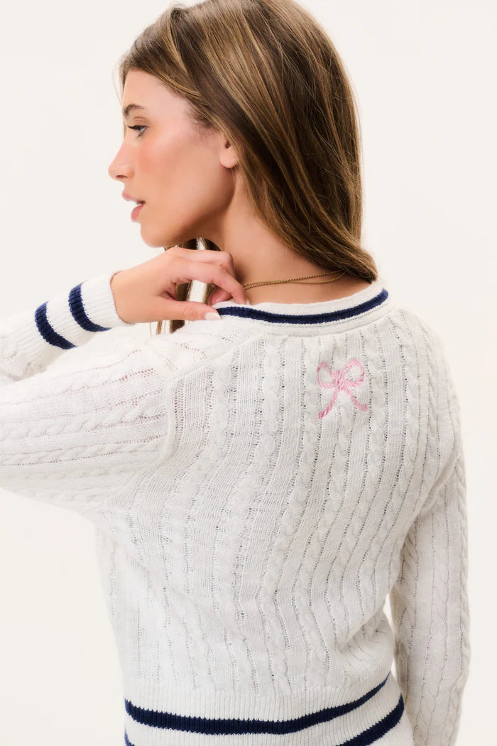 Evabella Cable Knit Cardigan