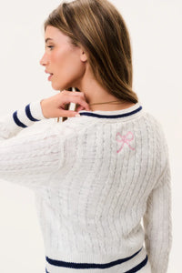 Evabella Cable Knit Cardigan