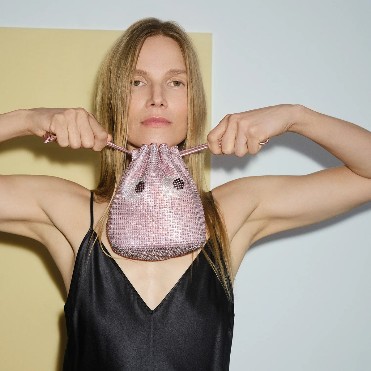 Eyes Crystal Drawstring Pouchs