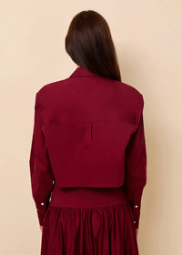 Cropped Avril Top Poplin