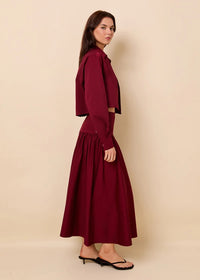 Cropped Avril Top Poplin