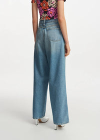 Blue Wide Leg Jeans