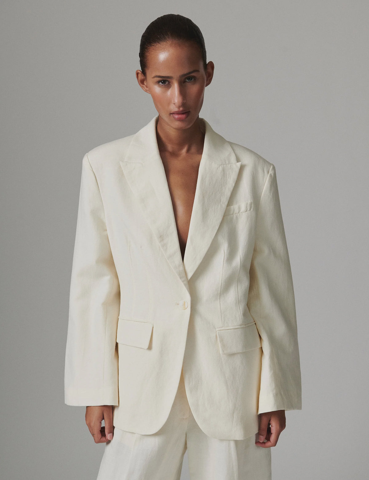 Fiona Linen Blazer