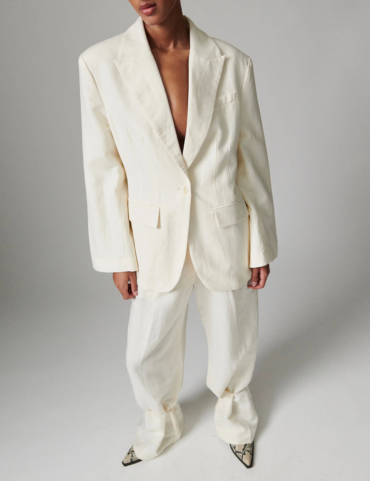 Fiona Linen Blazer