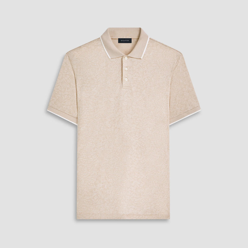 Floral Jacquard Polo