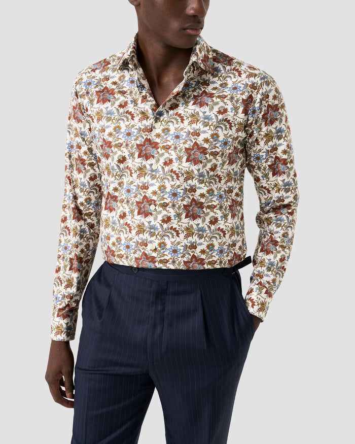 Floral Print Signature Twill