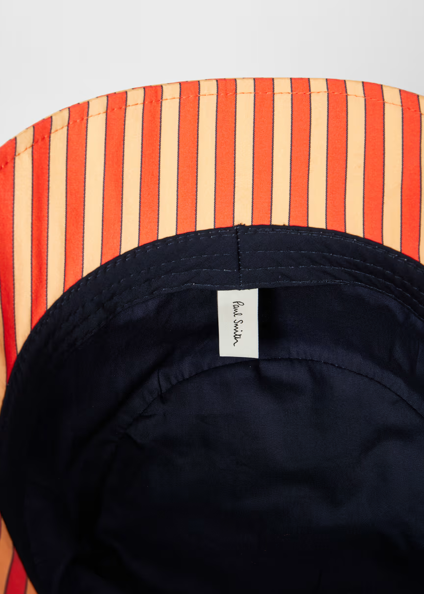 Floral Stripe Bucket Hat