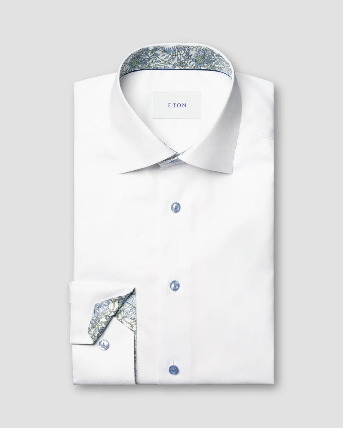 Florals Effect Signature Twill Shirt
