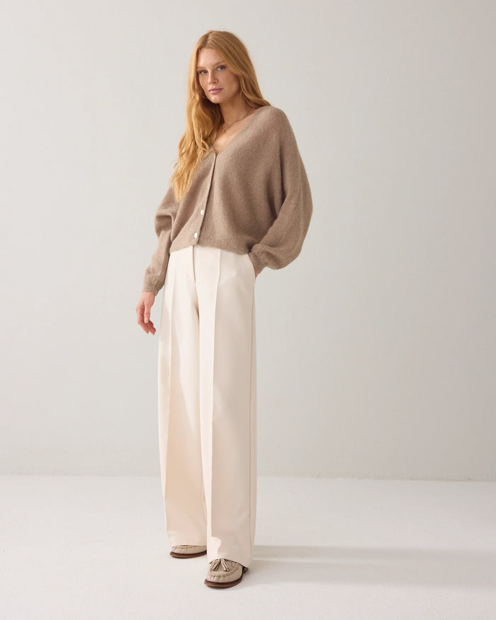 Foam Wide Leg Trousers