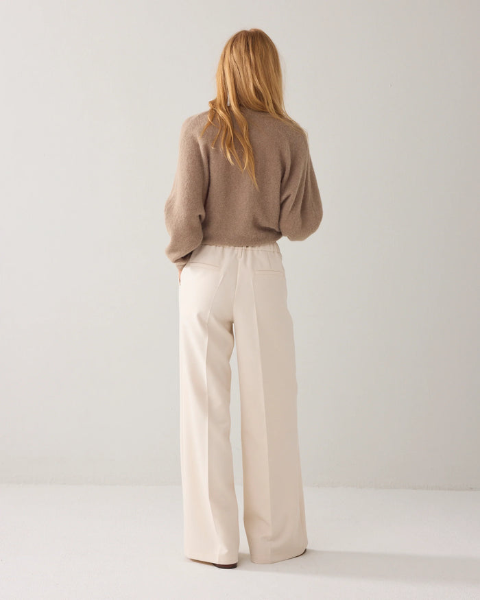 Foam Wide Leg Trousers