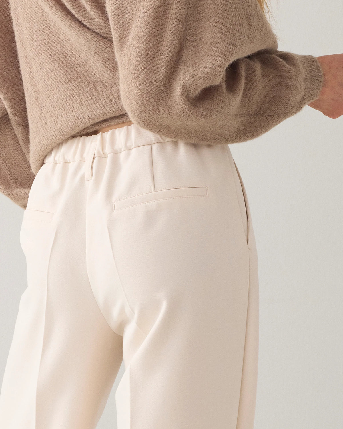 Foam Wide Leg Trousers