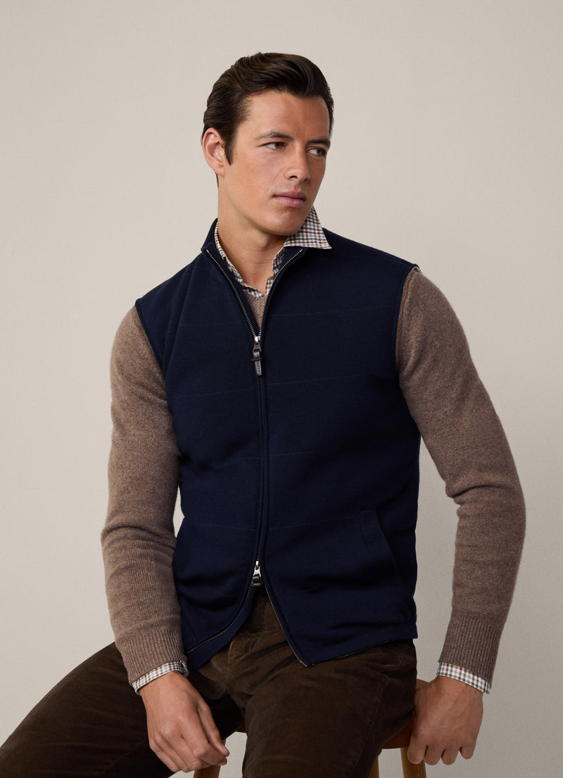 Full Zip Merino Gilet