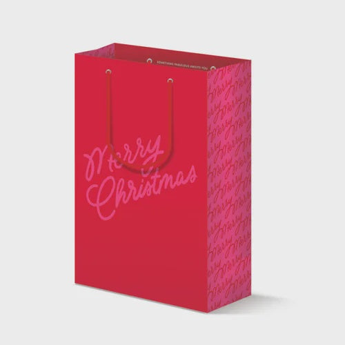 Merry Script - Christmas Gift Bag