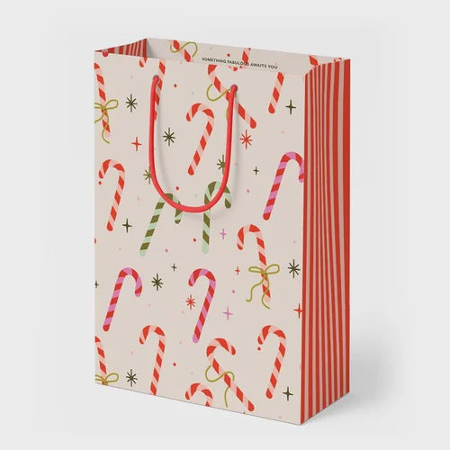 Candy Cane - Christmas Gift Bag