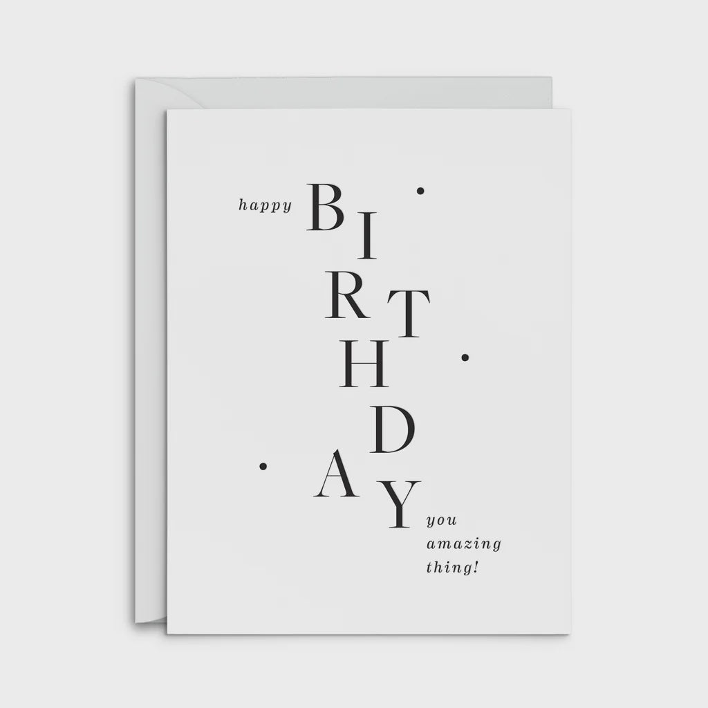 Amazing Thing Birthday Card