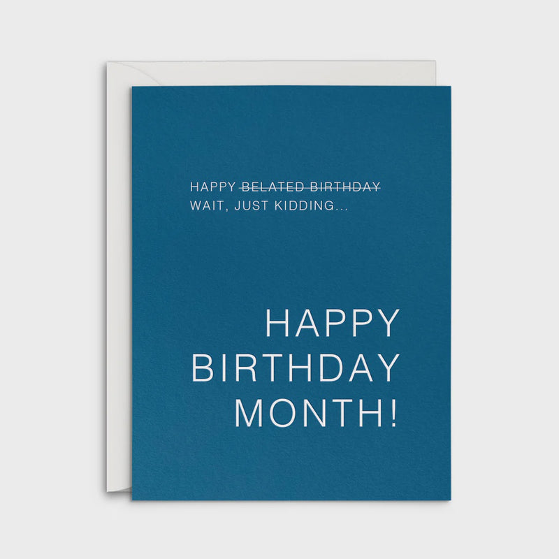 Happy Birthmonth Birthday Card