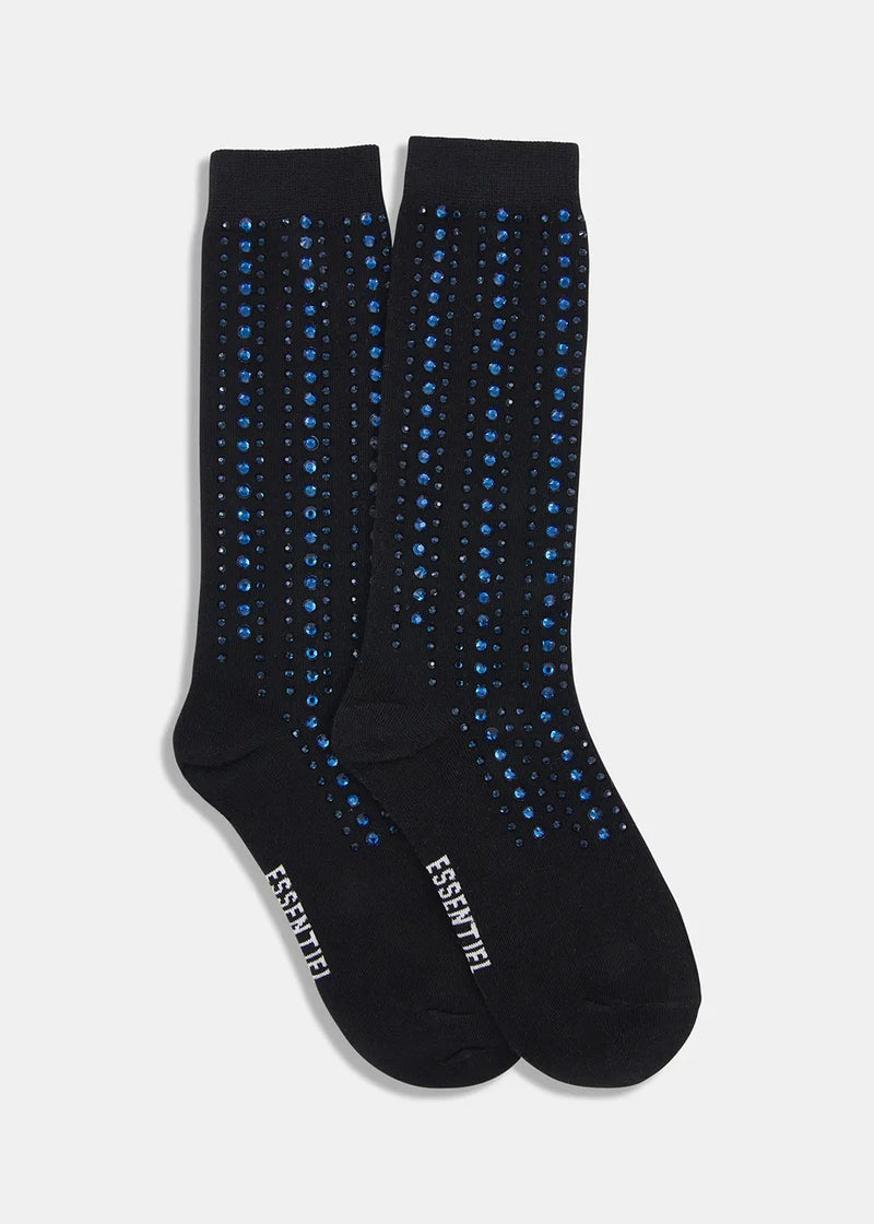 Socks with Rhinestone Embellishments