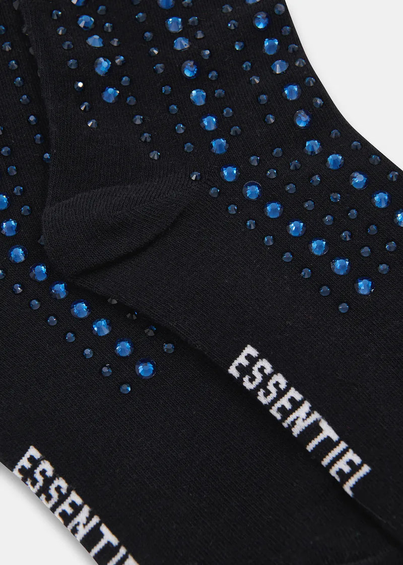 Socks with Rhinestone Embellishments