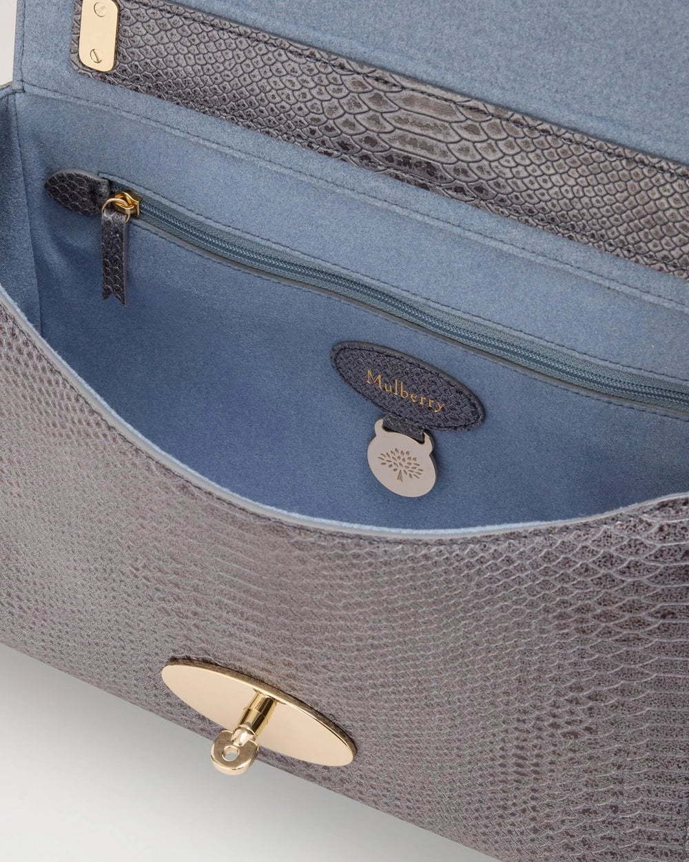 Medium Lily Waxed Snake Print