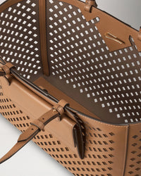 Perforated Leath  Tote
