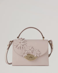 Small Lana Top Handle Leather & Flowers