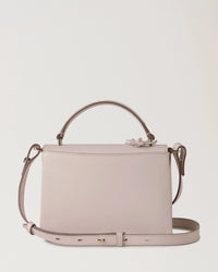 Small Lana Top Handle Leather & Flowers