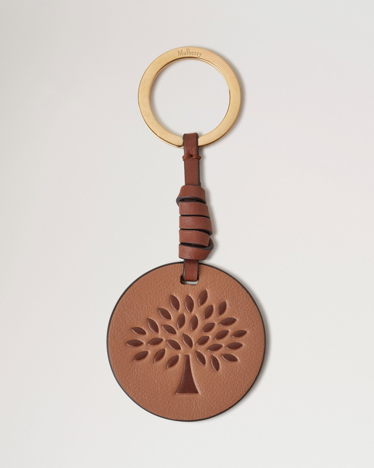 Tree Leather Keyring