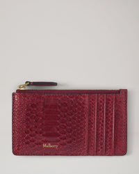 Long Zipped Card Holder
