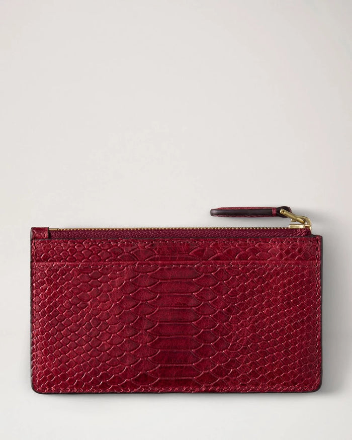 Long Zipped Card Holder