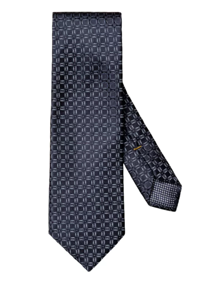 Medallion Geometric Silk Tie